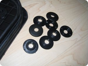 Die Halterungen müssen weg