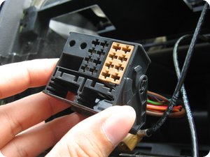 Quadlock Stecker am Kabelbaum