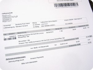 Rechnung für die Wanne: 28,90 Euro